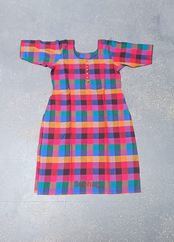 Kurtis Madras Checks Multi colour