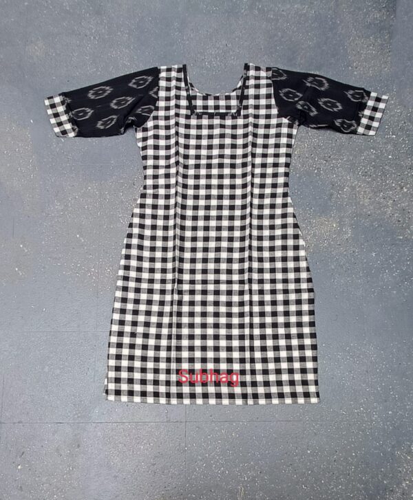 Kurtis Madras Checks- B&W