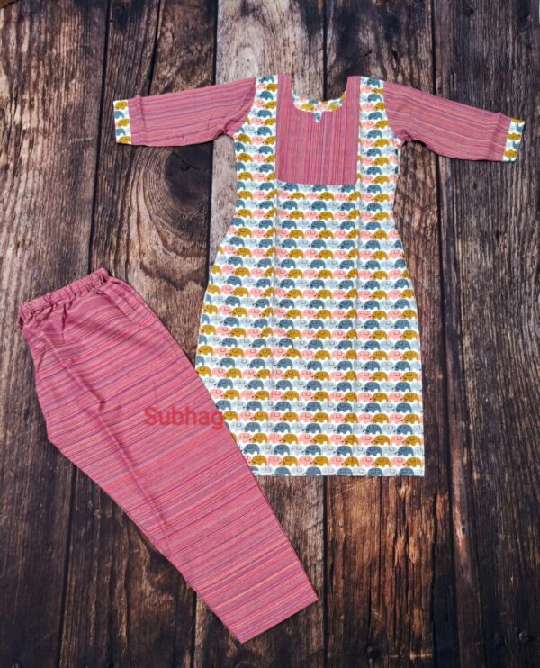 Kurtis Elephant Sets-Pink